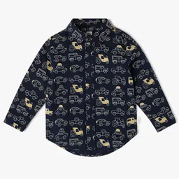 GAP Kids Boys Conversational Printed Pure Cotton Opaque Casual Shirt-picture-0