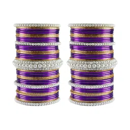 Vidhya Kangan Set Of 82 Beaded-Studded Bangle-picture-26