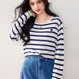 JC Collection Women Striped Pullover Sweaters-picture-18