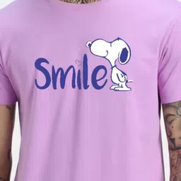 HESHA Typography Printed Round Neck Pure Cotton Relaxed Fit T-Shirt image 5