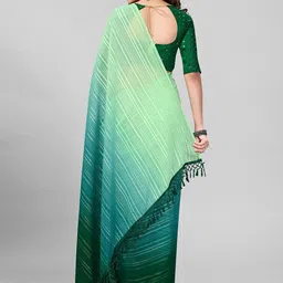 Granthva Fab Ombre Silk Blend Saree image 4