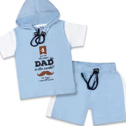 Joy Kids Boys Printed T-shirt with Shorts-picture-19