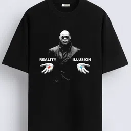 TheBTclub Men Printed Drop-Shoulder Sleeves Activchill T-shirt image 3