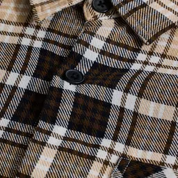 Snitch Men Spread Collar Checked Cotton Casual Tailored Jacket image 2