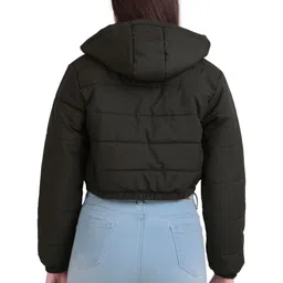 Brazo Women Lightweight Crop Puffer Jacket image 3