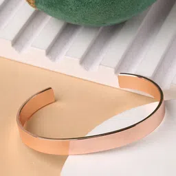NVR Men Rose Gold-Plated Cuff Bracelet image 1