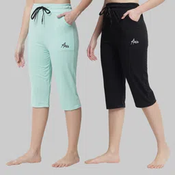 anixa Women Multicolor Capri image 1