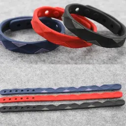 james Solid Soft Silicone Negative Bracelets, Wristband, Anti-Static, Energy Band Sport Band image 3