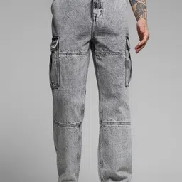 Jack & Jones Men Relaxed Fit Low-Rise Light Fade Jeans image 1