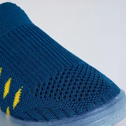 Hopscotch Navy Blue Textile Non-Marking Sports Shoes image 5