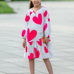 Anaario Print Organic Cotton A-Line Dress-picture-49