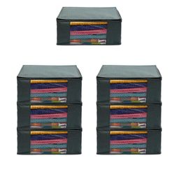 AMAK INC Green Fabric Multi-Utility Wardrobe Organisers-picture-25