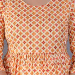 TANISHA Ethnic Motifs Print Maternity A-Line Midi Dress image 2