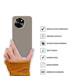 SPRIG Unisex Vivo T3X Impact Resistant Back Case image 3