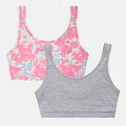 Sillysally Pack Of 2 Non Padded Full Coverage Beginners Bras With All Day Comfort-picture-34