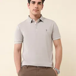 U.S. Polo Assn. Men Polo Collar Slim Fit T-shirt image 5