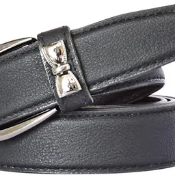 loopa Women Casual Black Synthetic Belt image 2