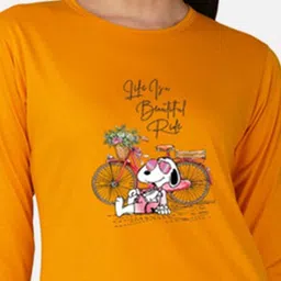 Metronaut Women 2 Printed Bio Finish Applique T-shirt image 5