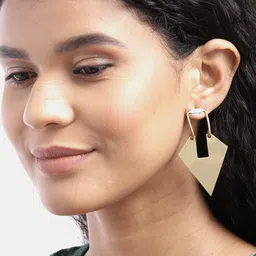 StyleCast Gold-Plated Contemporary Drop Earrings-picture-15