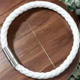APUNKA D FASHION Unisex White Bracelet-picture-41