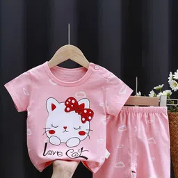 YK Boys Printed Round Neck T-shirt With Shorts-picture-12