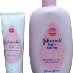johnson's Baby Cream & Baby Moisturising Lotion (combo pack) image 1