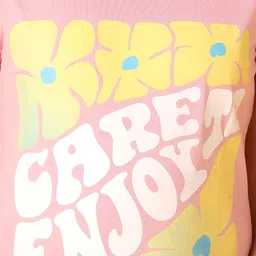 V-Mart Girls Graphic Printed Round Neck Cotton T-Shirt image 3