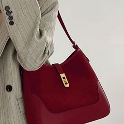 corsica DressBerry Women Solid Shopper Leather Shoulder Bag-picture-1