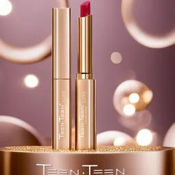 TEEN TEEN COSMETICS Luxe Matte Non Transfer Long Lasting Lipstick - 1 g - American-Red 08-image-36
