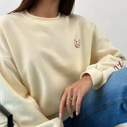 LULU & SKY Women Printed Sweatshirt image 2