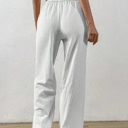 Moda Rapido Mid-Rise Flat-Front Regular Fit Trousers image 3