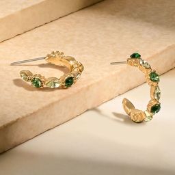 Accessorize Circular Half Hoop Earrings-picture-8