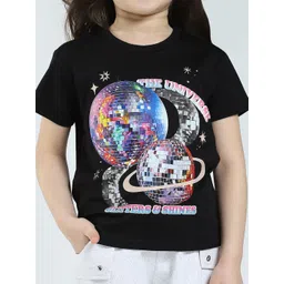 Monte Carlo Girl Graphic Print Round Neck Top image 4