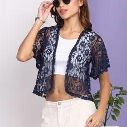 MORDEN MUSE Women Short Sleeves Shrug image 3