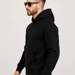 YONGE Men Hooded Sweatshirt image 2