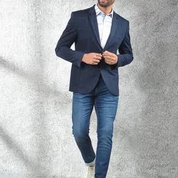 Crimsoune Club Checked Notched Lapel Single Breasted Blazer image 3