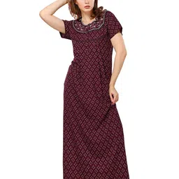 Soulemo Printed Maxi Nightdress-picture-26