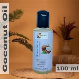 Elecsera Cold Pressed Virgin Coconut Hair Oil - 100 ml-picture-15