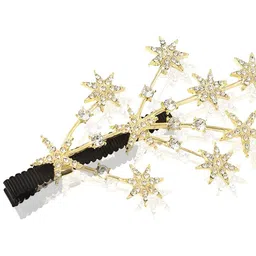 DailyObjects Women Five pointed Star Pin 1 Pies Alligator Hair Clip image 4