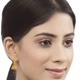 Lila Contemporary Jhumkas Earrings-image-66
