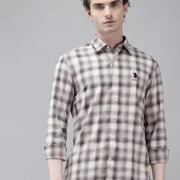 U.S. Polo Assn. Denim Co. Checked Pure Cotton Casual Shirt-picture-24