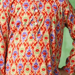Sangria Boys Printed Kurta Set image 2