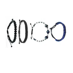 Dynamic Retail Global Unisex 4 Pieces Beaded Wraparound Bracelets-picture-57