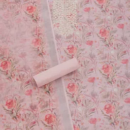 Soch Printed Linen Unstitched Dress Material image 2