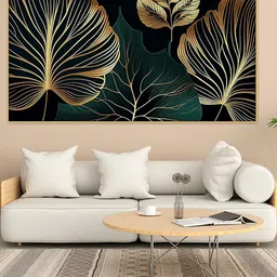 DEKORSTATION Gold Canvas Wall Art-picture-41