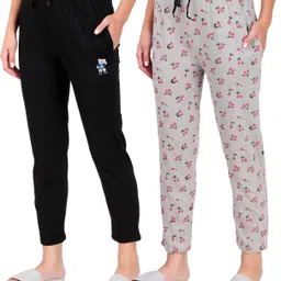 fashionhousets Pack of 2 Women Solid Multicolor Track Pants-picture-25
