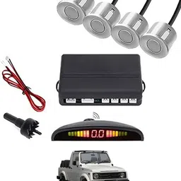 peeps store Universal 4 Silver Reverse Parking Sensor-AP25N764 Universal 4 Silver Reverse Parking Sensor-AP25N764 Parking Sensor-picture-16