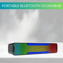 GUGGU Megabar (PORTABLE HOME TV SOUNDBAR) Dynamic Thunder Sound With RGB LightYJ243 20 W Bluetooth Soundbar-picture-33