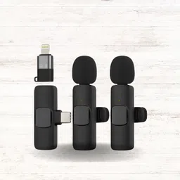 K9 Dual Wireless Mic WithCollar Microphone for YouTube &Live Voice RecordingG363 Microphone-image-57