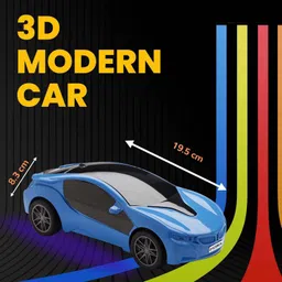kid kraze Rechargeable High Speed Remote Control Famous Car & 3D LED Light For Kids_B242 image 5